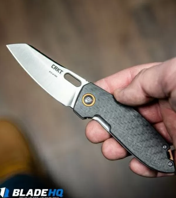 Hot Cheap Crkt Burnley Sketch Frame Lock Knife Carbon Fiber (2.75 Satin D2) Exclusive Pocket Knives