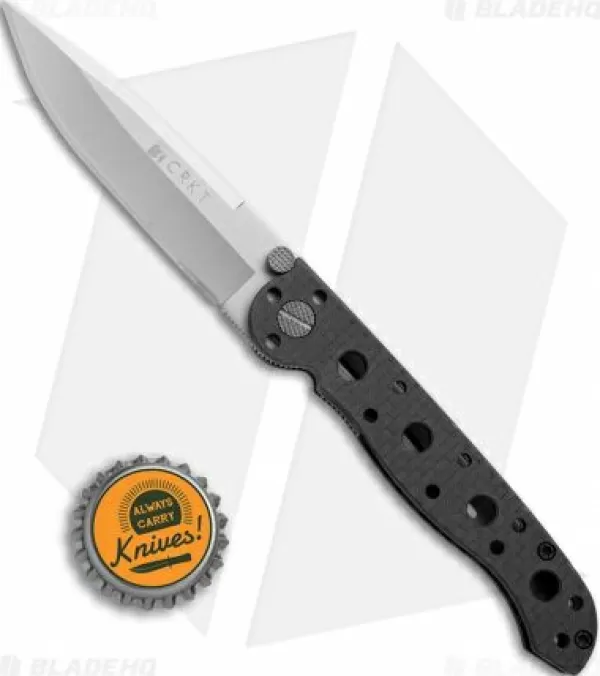 Cheap Cheap Crkt Carson M16-01F Spear Point Flipper Knife Carbon Fiber (3.1 Satin) Pocket Knives