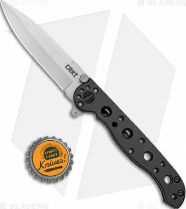 Hot Cheap Crkt Carson M16-01S Edc Spear Point Flipper Knife (3.125 Bead Blast) Pocket Knives