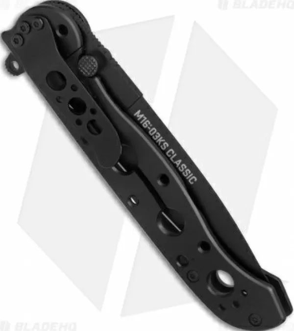Fashion Cheap Crkt Carson M16-03Ks Frame Lock Flipper Knife (3.55 Black) Pocket Knives