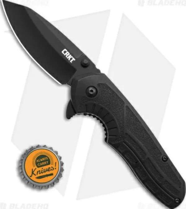 Hot Cheap Crkt Copacetic Tactical Liner Lock Knife (3 Black) 2620 Pocket Knives