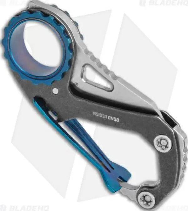 Flash Sale Cheap Crkt Mike Bond Compano Sheepsfoot Slip Joint Knife Carabiner (1.44 Satin) Pocket Knives