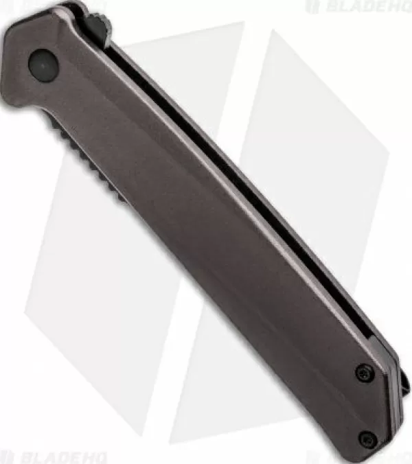 Online Cheap Crkt Onion Helical Liner Lock Knife Black Aluminum (3.52 Black D2) K500Gkp Pocket Knives