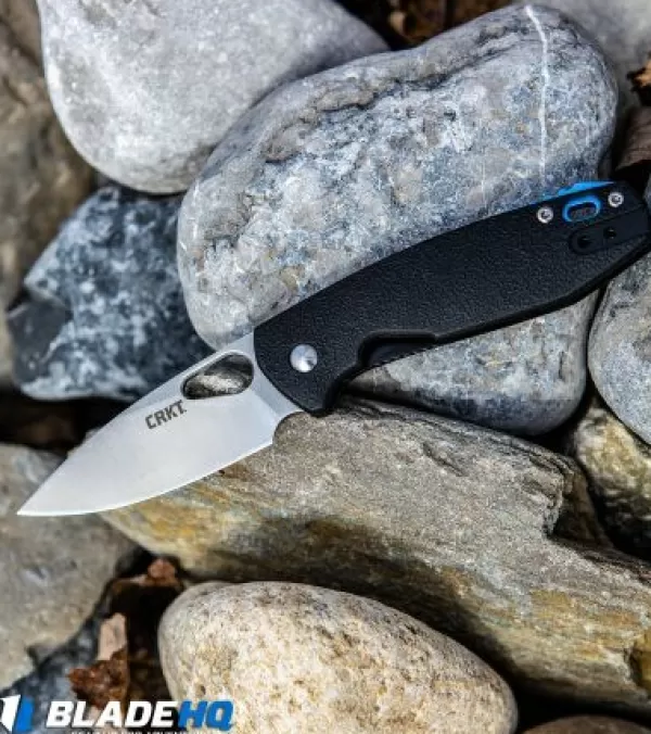 Outlet Cheap Crkt Vox Piet Liner Lock Knife Black Gfn (2.63 Satin) 5390 Pocket Knives