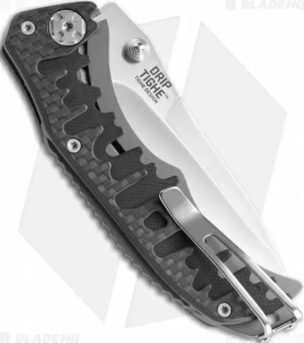 New Discount Crkt Drip Tighe Drop Point Outburst Assisted Opening Knife (3.1 Satin) 1190 Pocket Knives