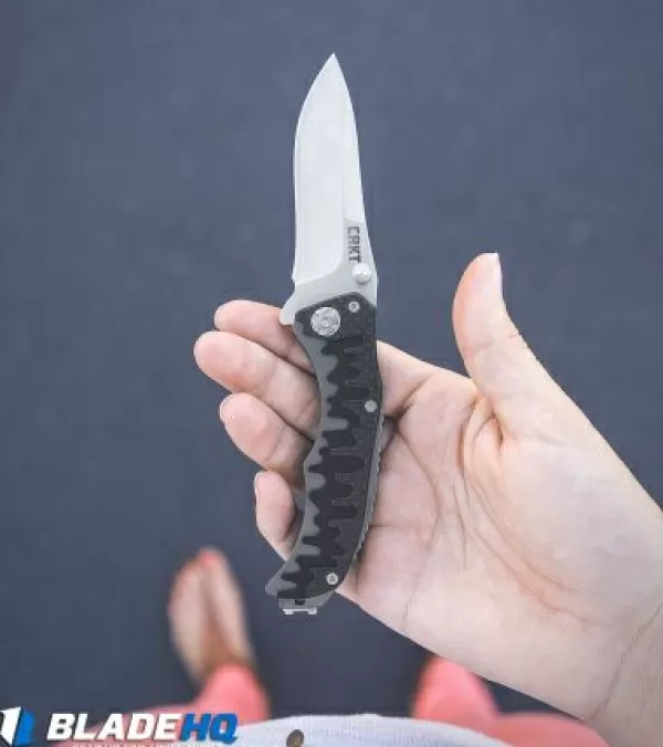 New Discount Crkt Drip Tighe Drop Point Outburst Assisted Opening Knife (3.1 Satin) 1190 Pocket Knives