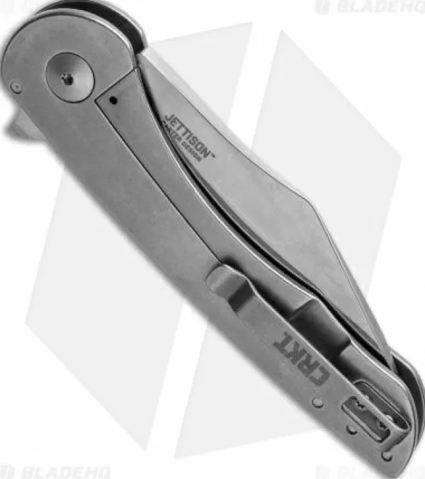 Hot Discount Crkt Jettison Frame Lock Flipper Knife (3.25 Stonewash) 6130 Pocket Knives