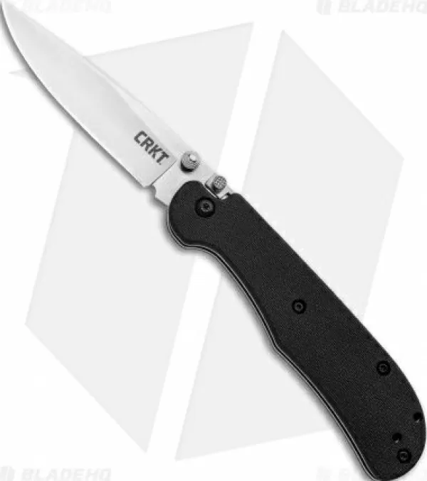 Online Discount Crkt Offbeat Ii Lockback Knife Black Grn (3.2 Satin) 7760 Pocket Knives