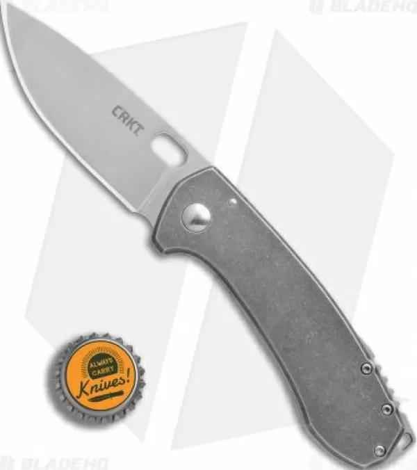 Online Discount Crkt Vox Amicus Frame Lock Knife Ss (3.375 Stonewash) 5445X Factory Second Pocket Knives