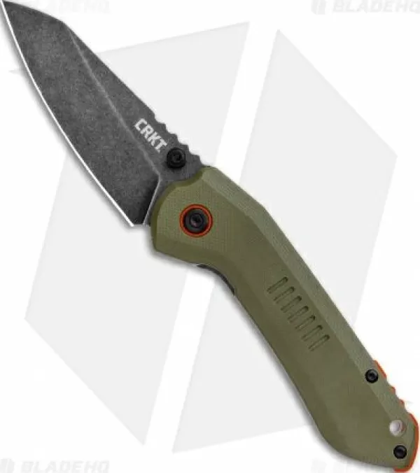Cheap Exclusive Design Crkt Schwarz Overland Frame Lock Knife Od Green G10 (2.99 Stonewash) 6280 Pocket Knives