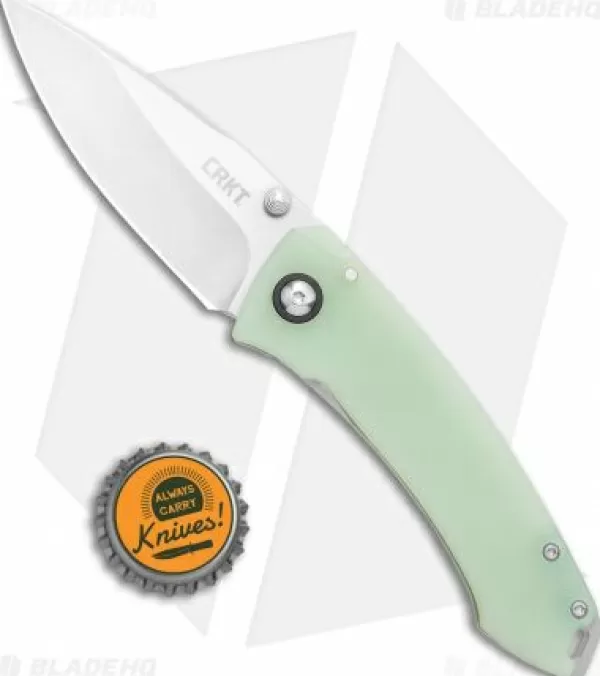 Fashion Exclusive Design Crkt Tuna Frame Lock Knife Natural G-10 (3.25 Stonewash D2) Pocket Knives