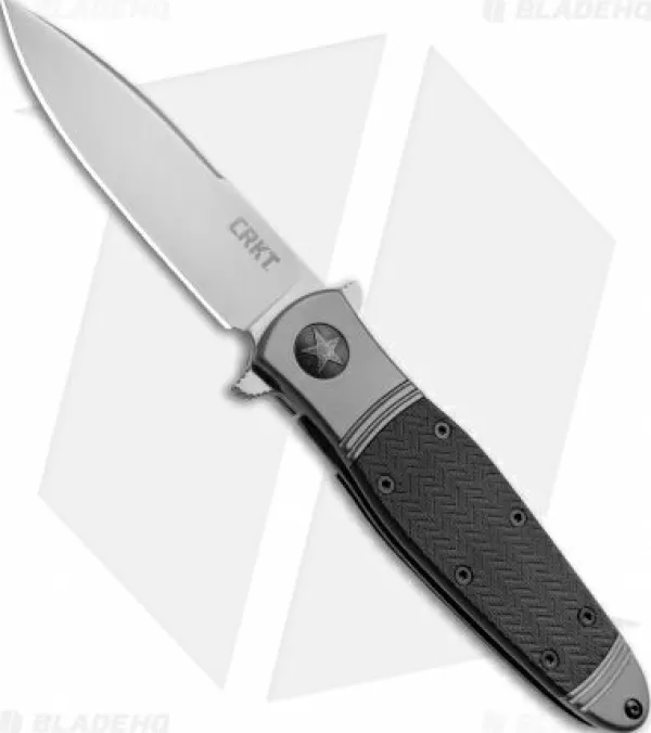 Fashion Featured Crkt Bombastic Frame Lock Knife Black Gfn (3.3 Satin) K340Kxp Pocket Knives