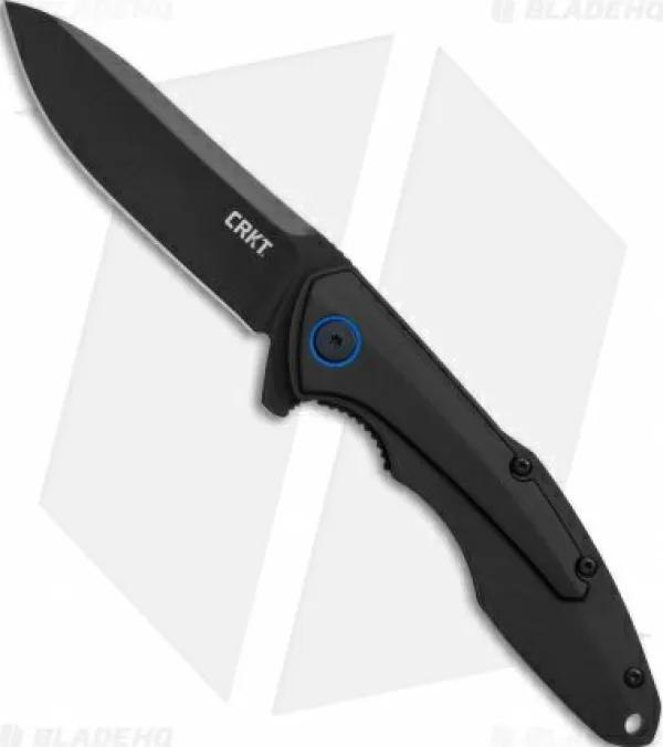 Hot Featured Crkt Caligo Liner Lock Flipper Knife Black Al (3.1 Black) 6215 Pocket Knives