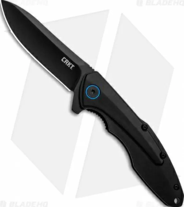 Discount Featured Crkt Caligo Liner Lock Flipper Knife Black Al (3.1 D2 Black) Bhq Exclusive Pocket Knives