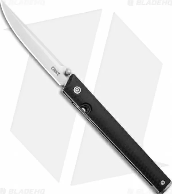 Clearance Featured Crkt Ceo Liner Lock Knife Black Grn (3.1 Satin) 7096 Pocket Knives