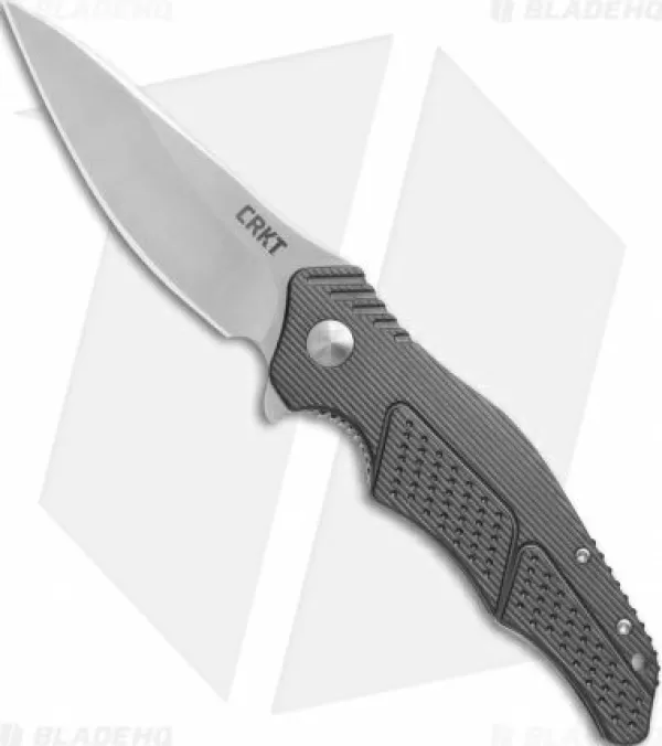 Discount Featured Crkt Ken Onion Outrage Knife Gray (3.25 Satin) K320Gxpx Factory Second Pocket Knives