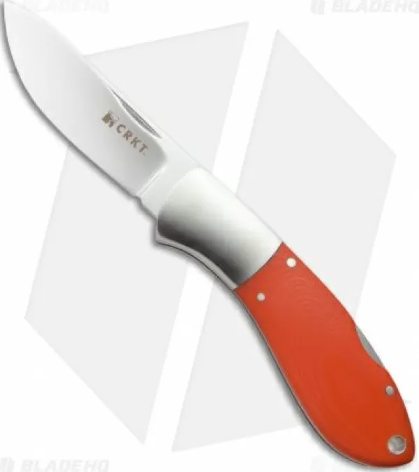 Clearance Featured Crkt Kommer 2-Shot Lockback Knife Orange G-10 (3 Satin) 2841 Pocket Knives