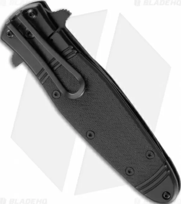 Outlet Gift Selection Crkt Bombastic Frame Lock Knife Black Gfn (3.3 Black Serr) K345Kks Tactical Knives