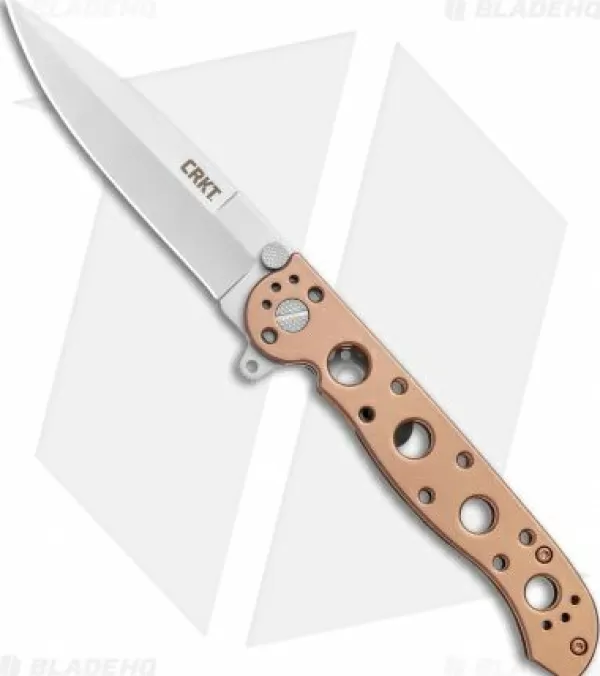Hot Gift Selection Crkt Carson M16-03Bs Frame Lock Knife Bronze Stainless Steel (3.6 Satin) Pocket Knives