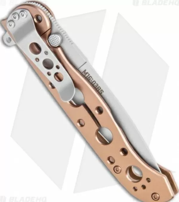 Hot Gift Selection Crkt Carson M16-03Bs Frame Lock Knife Bronze Stainless Steel (3.6 Satin) Pocket Knives