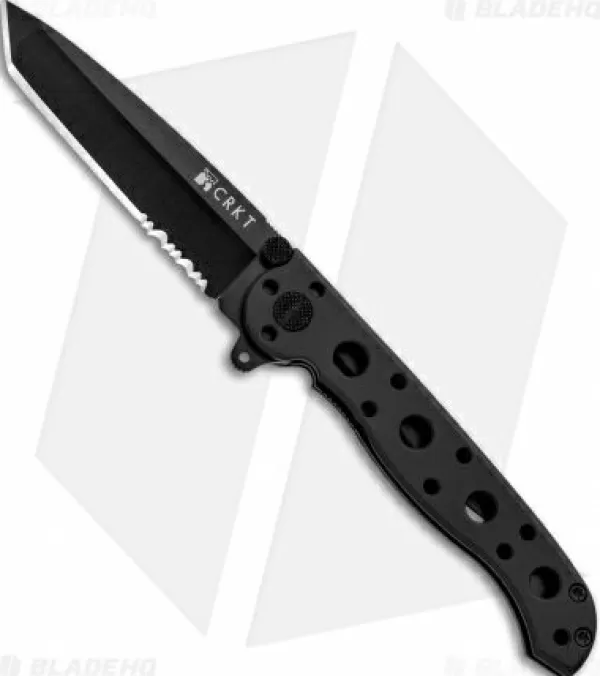 Discount Gift Selection Crkt Carson M16-10K Edc Tanto Liner Lock Knife Black Zytel (3 Black Serr) Pocket Knives