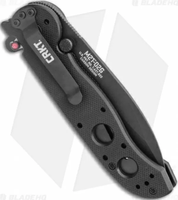Fashion Gift Selection Crkt Carson M21-02G Flipper Knife Black G-10 (3 Black) Pocket Knives