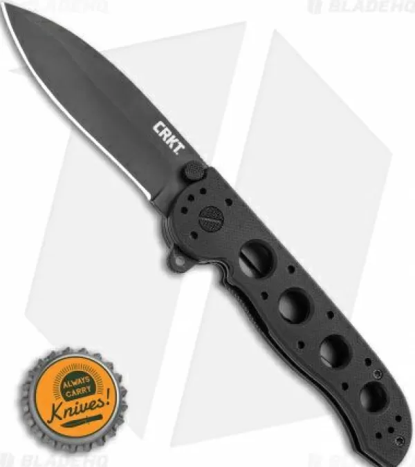 Fashion Gift Selection Crkt Carson M21-02G Flipper Knife Black G-10 (3 Black) Pocket Knives