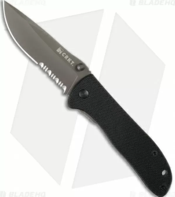 Online Gift Selection Crkt Drifter Case Liner Lock Knife Black G-10 (2.875 Gray Serr) 6460Kc Pocket Knives