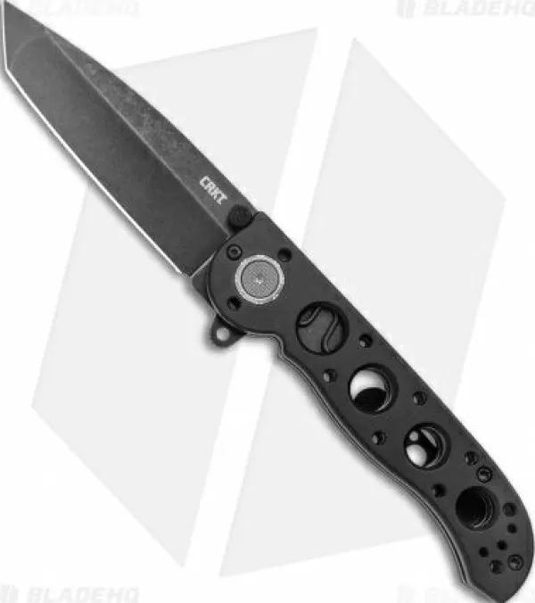 Best Sale High Quality Crkt Carson M16-02Db Tanto Dead Bolt Lock Flipper Knife (3.1 Black Sw) Pocket Knives