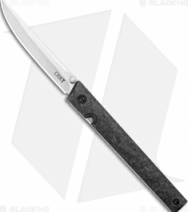Discount High Quality Crkt Ceo Liner Lock Knife Marble Carbon Fiber (3.1 Satin S35Vn) Pocket Knives