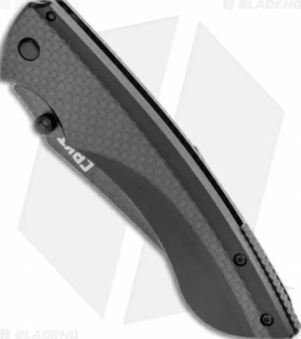 Hot High Quality Crkt Lerch Burnout Frame Lock Knife G-10/Carbon Fiber (3.625 Black) 4123K Pocket Knives
