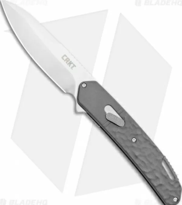 Fashion High Quality Crkt Onion Bona Fide Liner Lock Knife Gray Aluminum (3.5 Satin) K540Gxp Pocket Knives