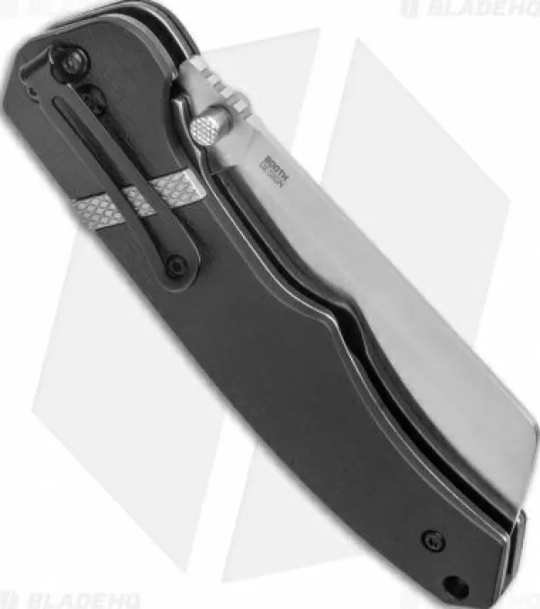 Clearance High Quality Crkt Ripsnort Ii Liner Lock Knife Black Grn (3.5 Satin) Pocket Knives