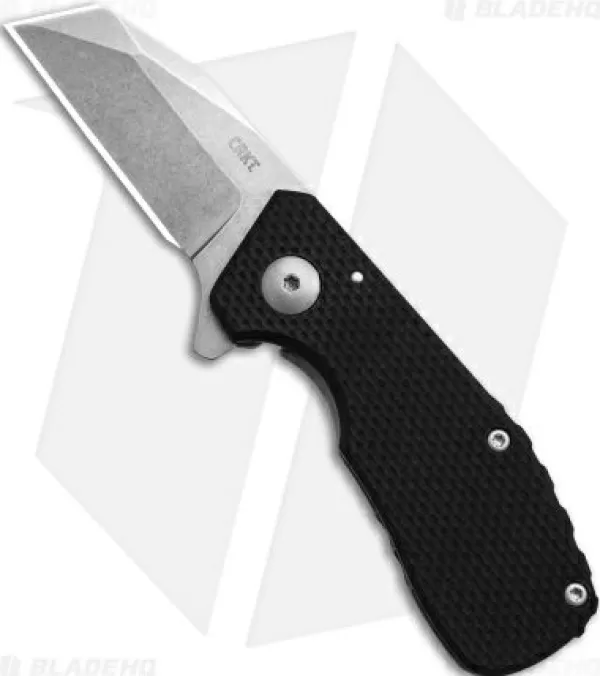 Clearance Large Choice Crkt Razelcliffe Frame Lock Knife Black G-10 (2.4 Stonewash) Pocket Knives