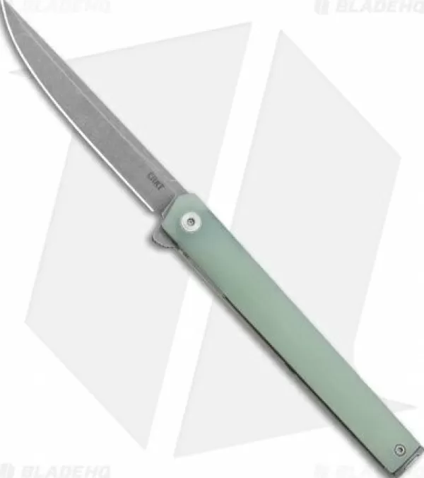 Online Low Price Crkt Ceo Exclusive Flipper Liner Lock Knife Natural G-10 (3.25 Stonewash) Pocket Knives