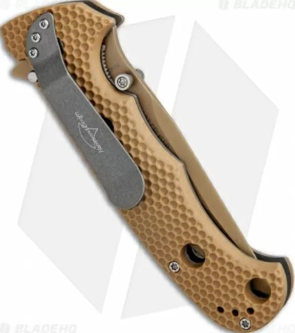 Clearance Low Price Crkt Hammond Iraqi Freedom Desert Cruiser Knife Tan (3.75 Tan Serr) 7914Di Pocket Knives