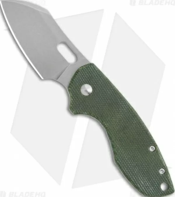 Fashion Low Price Crkt Pilar Exclusive Frame Lock Knife Green Micarta (2.4 Stonewash D2) Pocket Knives