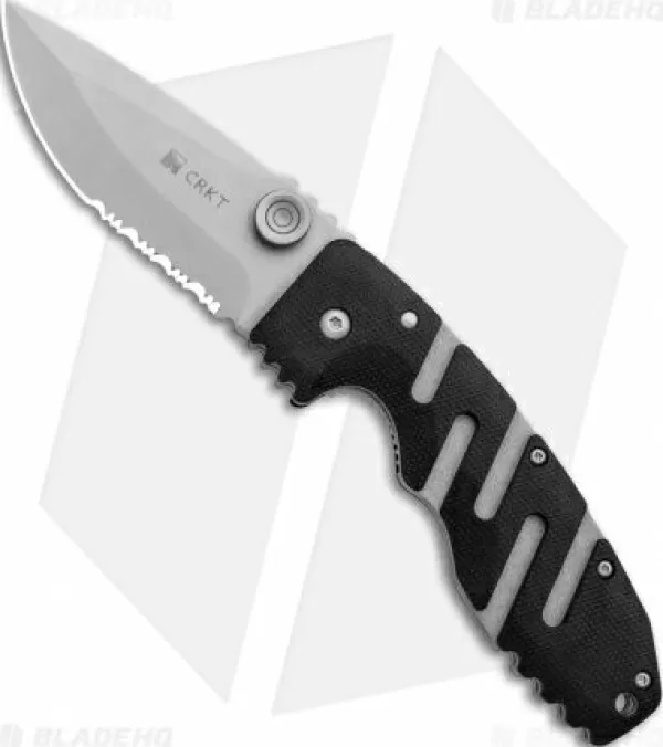 Online Low Price Crkt Ryan Seven Liner Lock Knife (3.375 Bead Blast Serr) 6813 Pocket Knives
