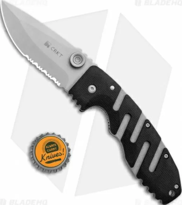 Online Low Price Crkt Ryan Seven Liner Lock Knife (3.375 Bead Blast Serr) 6813 Pocket Knives