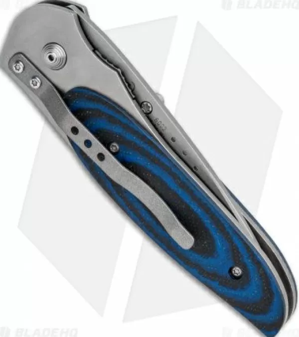 Shop Low Price Crkt Viele Wasp Liner Lock Knife Black/Blue G-10 (2.8 Bead Blast) 8002 Pocket Knives