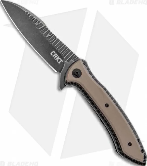 Fashion Lower Prices Crkt Apoc Liner Lock Knife Green G-10 (4 Black) 5380 Pocket Knives