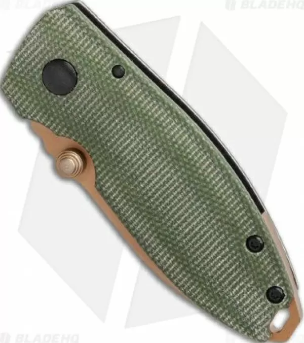 Fashion Lower Prices Crkt Burnley Desert Warrior Squid Knife Green Micarta (2.25 Copper D2) Pocket Knives
