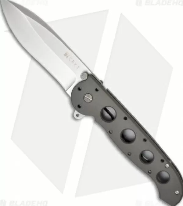 Discount Lower Prices Crkt Carson M21-04 Flipper Knife Aluminum (3.875 Satin) Pocket Knives