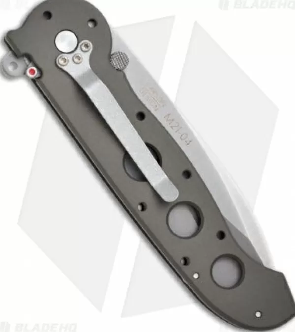Discount Lower Prices Crkt Carson M21-04 Flipper Knife Aluminum (3.875 Satin) Pocket Knives