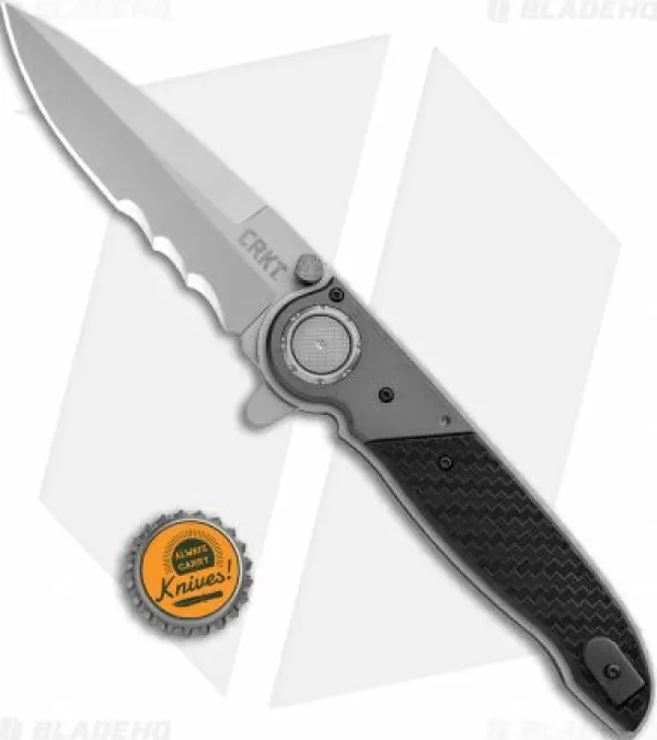 Sale Lower Prices Crkt M40-15 Deadbolt Lock Knife Grn/Aluminum (4 Bead Blast) Tactical Knives