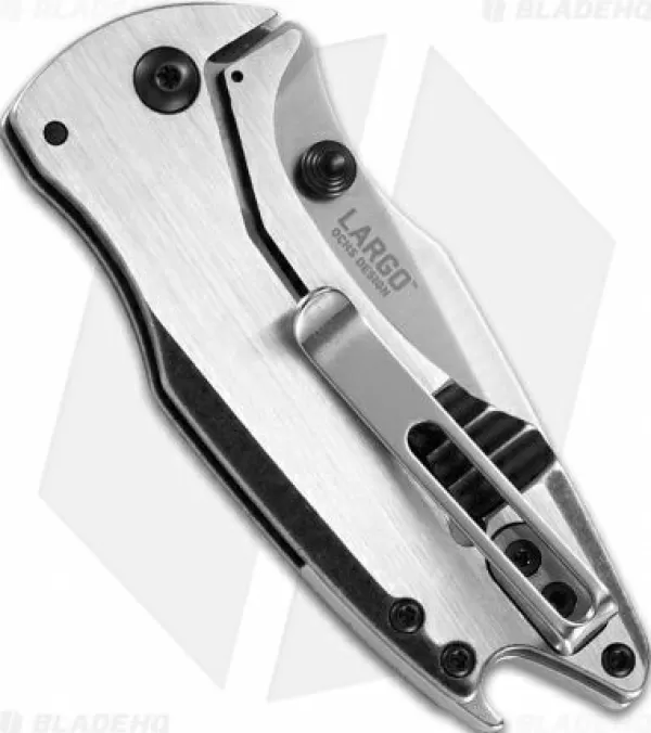 Sale Lower Prices Crkt Ochs Largo Spring Assisted Knife Stainless Steel (2.5 Satin) 5360 Pocket Knives