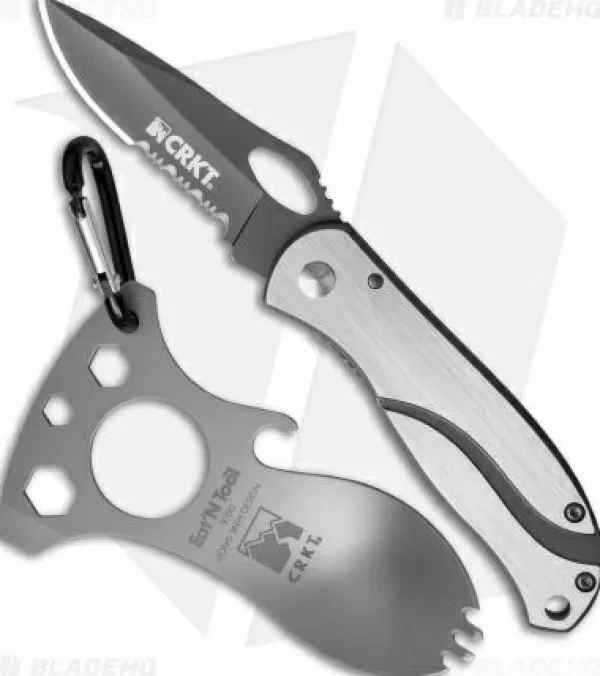 Clearance Lower Prices Crkt Pazoda Frame Lock Knife + Eat'N Tool 6490Ec Pocket Knives