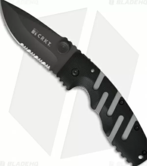 Flash Sale Lower Prices Crkt Ryan Seven Liner Lock Knife (3.375 Black Serr) 6813Z Pocket Knives