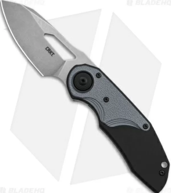Flash Sale Online Crkt Attaboy Deadbolt Lock Assisted Knife Black/Blue Grn (2.73 Sw) 5410 Pocket Knives