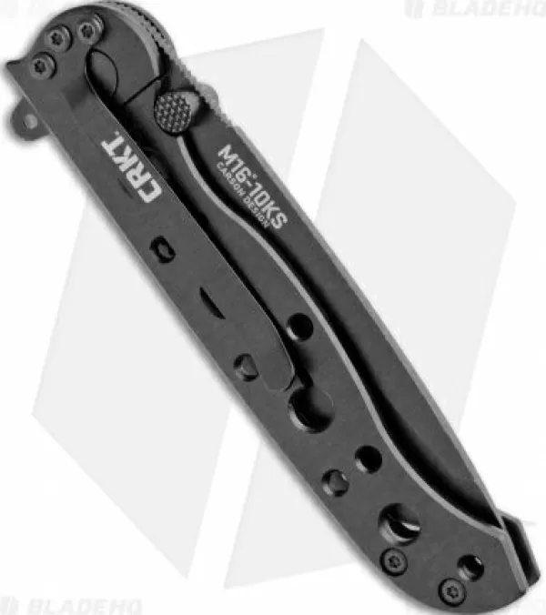 Flash Sale Online Crkt Carson M16-10Ks Edc Tanto Frame Lock Knife (3 Black Serr) Pocket Knives